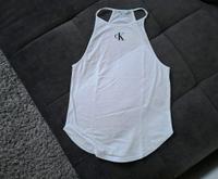 Calvin Klein Top Träger Gr. XS 34 weiß mit Logo Niedersachsen - Hildesheim Vorschau