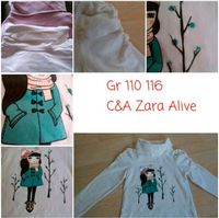 Kleiderpaket Rollkragenpullover 110 116 C&A Alive Zara ❤️ 4 = 16€ Bayern - Waal Vorschau