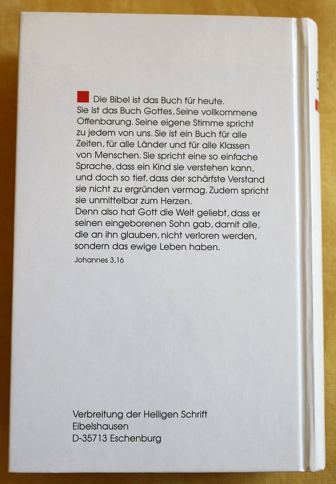 Die Bibel Luthertext in Eisenberg 