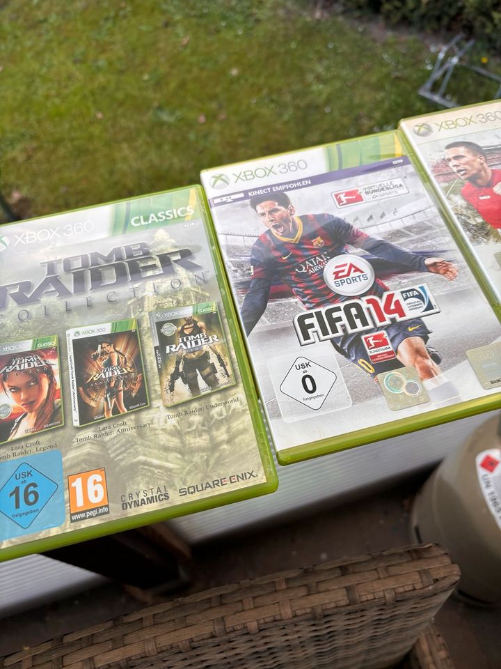 Xbox 360 Controller Konsole und 6 spiele. in Kevelaer