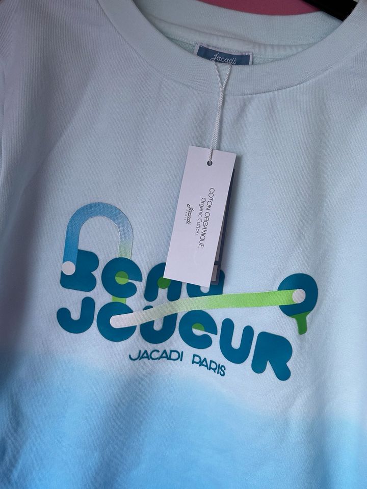 Jungen Pullover Blau Farbverlauf Größe 140 Jacadi Paris in Burscheid