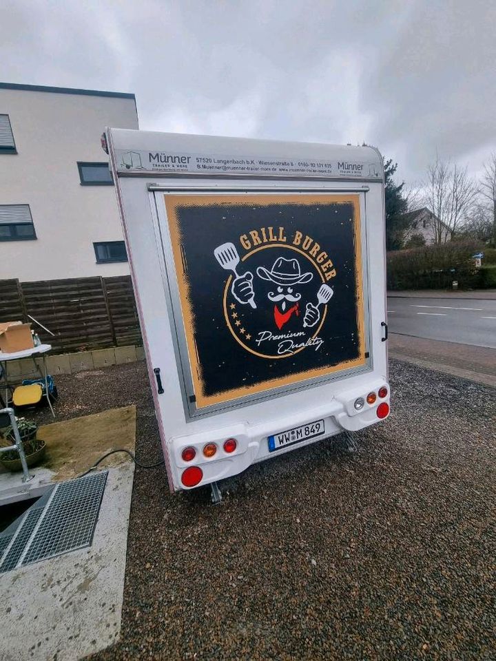 Verkaufsanhänger, Verkaufswagen, Food-Trailer, Anhänger, Imbiss in Langenbach bei Kirburg