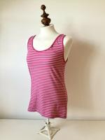 esmara Ringelshirt Top Oberteil gestreift weiß pink Shirt M 40 42 Bayern - Ustersbach Vorschau