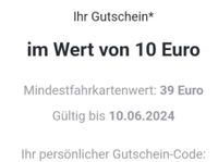 10€ DB Deutsche Bahn eCoupon Gutschein Rabatt Code Sofort Dortmund - Innenstadt-West Vorschau