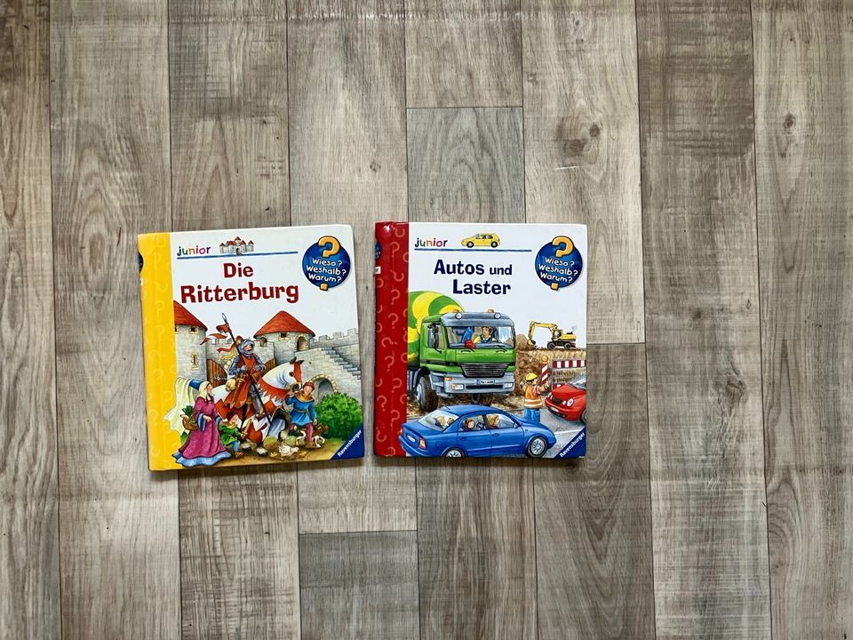 Wieso Weshalb Warum Bücher junior Ritterburg Autos in Wolfenbüttel