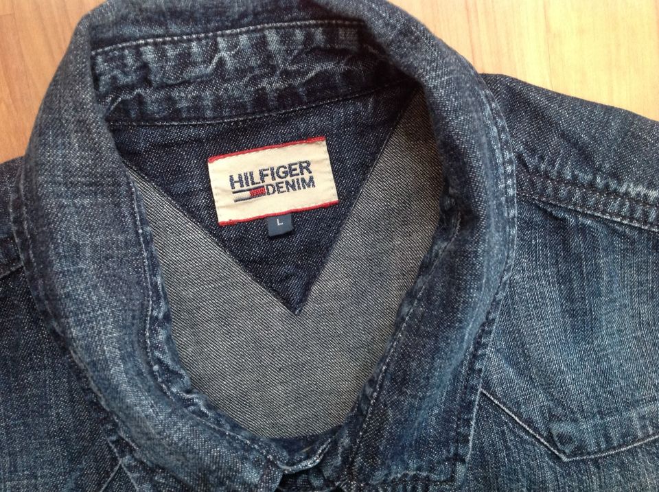 Jeans Hemd Tommy Hilfiger Denim Gr. L, Joop! Jeans, Gr. S, blau in Werl