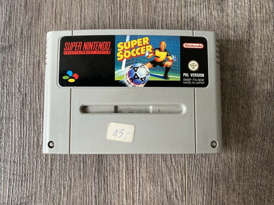 Super Nintendo SNES Spiel Super Soccer Fußball in Oberhausen