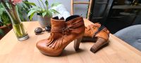 Leder Stiefeletten cognac mit Fransen Dortmund - Hombruch Vorschau