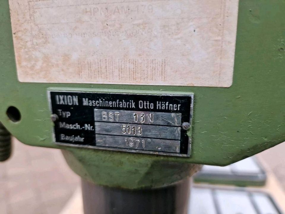 IXION BST 13 Standbohrmaschinen nur noch 1 Stück vorhanden in Ahrensburg