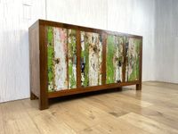 Boatwood by WMK # Einzigartiges Sideboard aus altem Bootsholz, ein handgefertigtes Unikat aus massivem Teakholz # Schrank Fernsehschrank Kommode Flurkommode Wäschekommode Industrial Design Teak Friedrichshain-Kreuzberg - Friedrichshain Vorschau