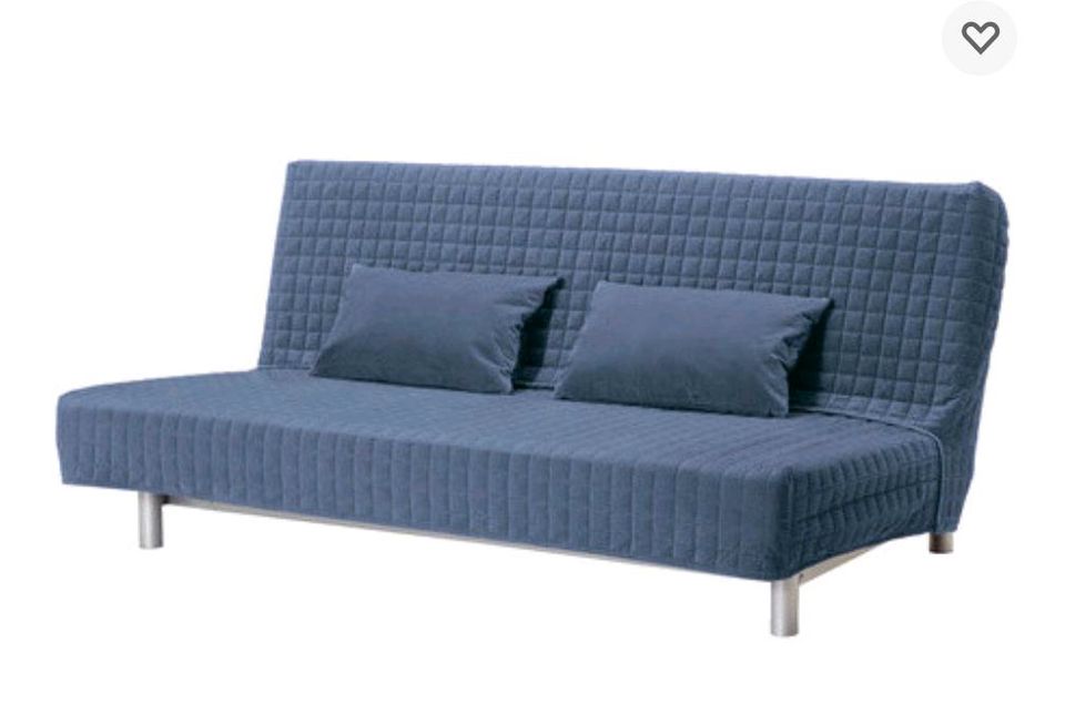 Ikea Beddinge Schlafsofa Couch blau selten Samt Rar Skandi in Berlin