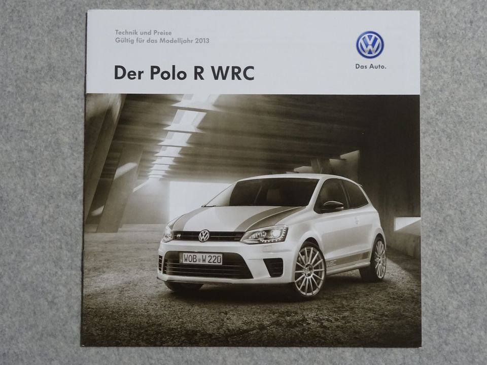 VW Polo R WRC Prospekt (inkl. Preisliste) in Nienburg (Weser)