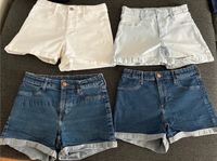 4 H&M Shorts Gr. 158 mit kleinen Mängeln Bayern - Ebersdorf Vorschau