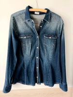 Hingucker Jeansbluse/dünne Jeansjacke von Dismero mit Strass Saarland - Spiesen-Elversberg Vorschau