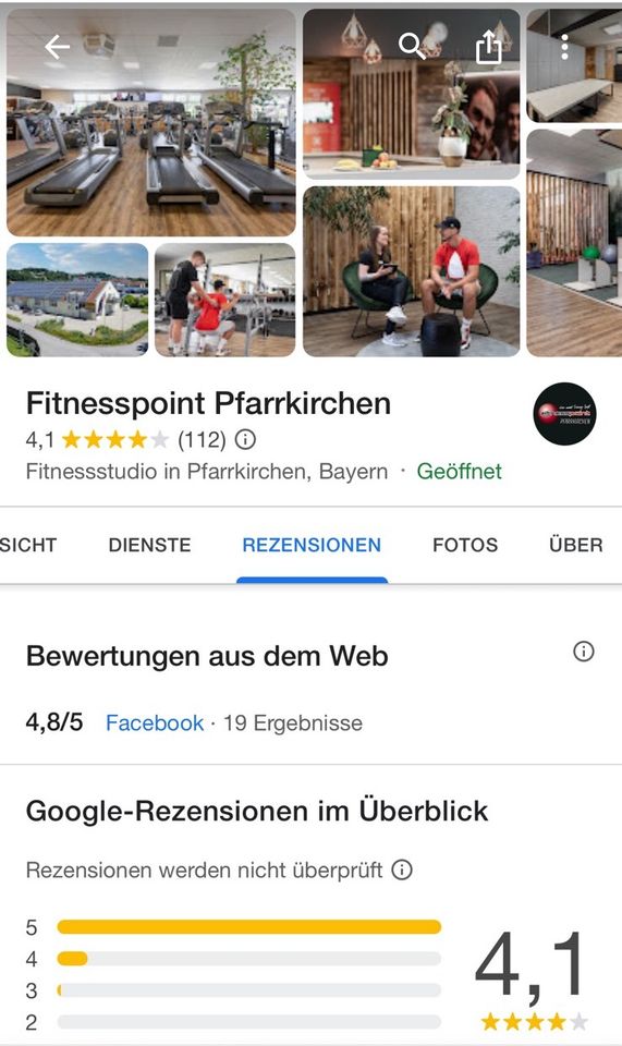 Fitnesspoint Vertag abzugeben - günstigste Konditionen in Pfarrkirchen