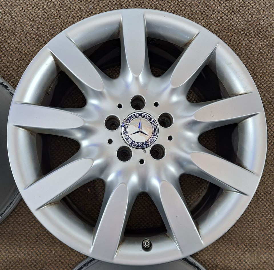 GUT: 18 Zoll Mercedes Benz S-Klasse W221 Alufelgen A2214011902 in Weira