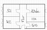 Ab 1. Juli Nachmieter für helle 51m² Wohnung gesucht! Ludwigslust - Landkreis - Zarrentin Vorschau