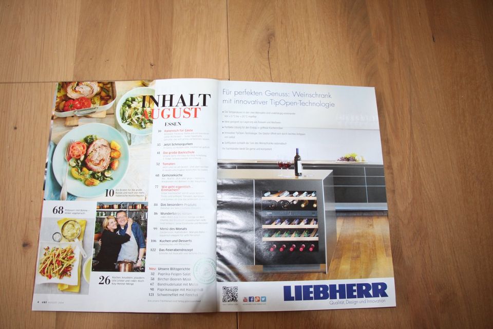 2 Zeitschriften essen & trinken, 8+9 / 2014 in Warendorf