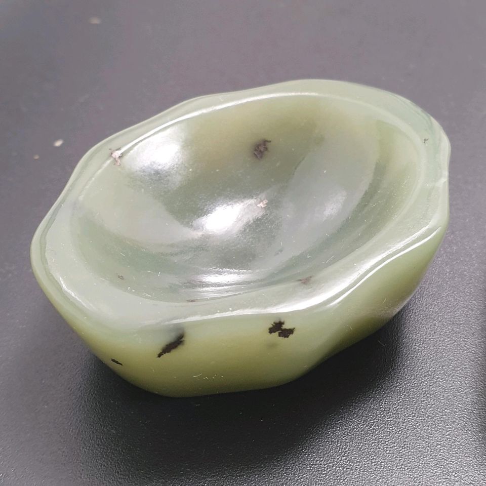 2 Echte kleine Jade Nephrit Schälchen ( 56 und 64 mm ) in Recklinghausen