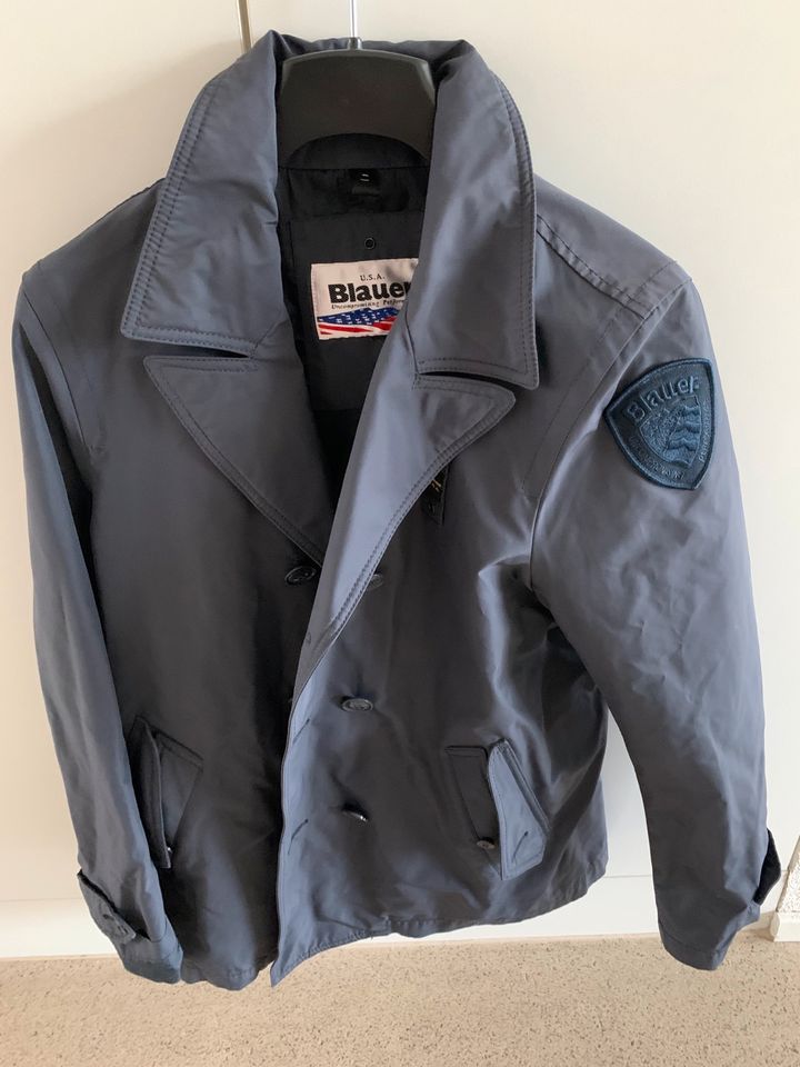 BLAUER USA Jacke Übergang blau M (wie Belstaff) in Waldshut-Tiengen