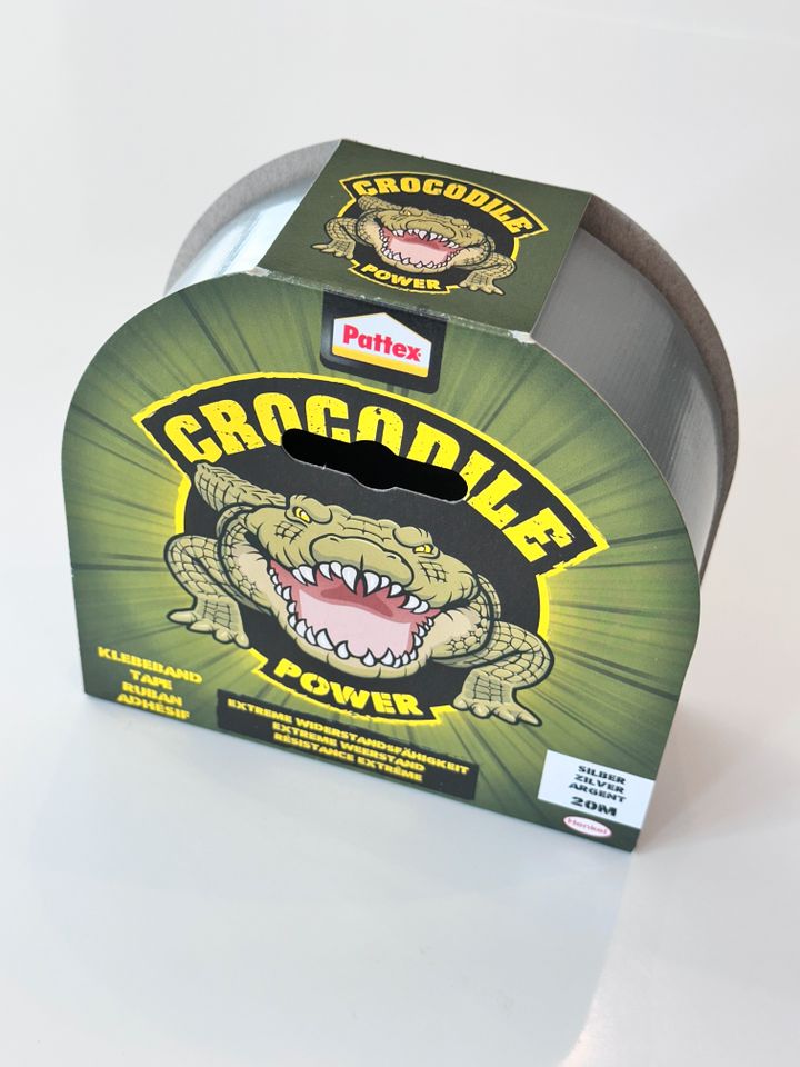 Pattex Crocodile Power Tape 2x20m 50mm silber (Gaffa, Panzertape) in Merzig