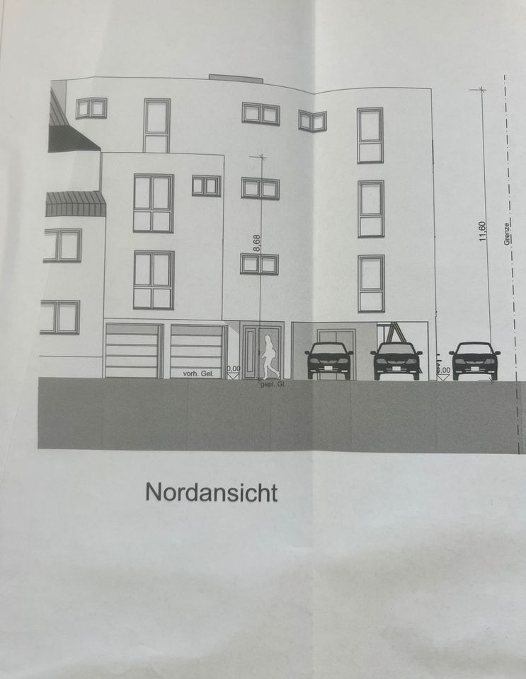 Baugrundstück mit bereits erteilter Baugenehmigung für 7  Wohneinheiten ( Wohnfläche  467m²) in Neunkirchen