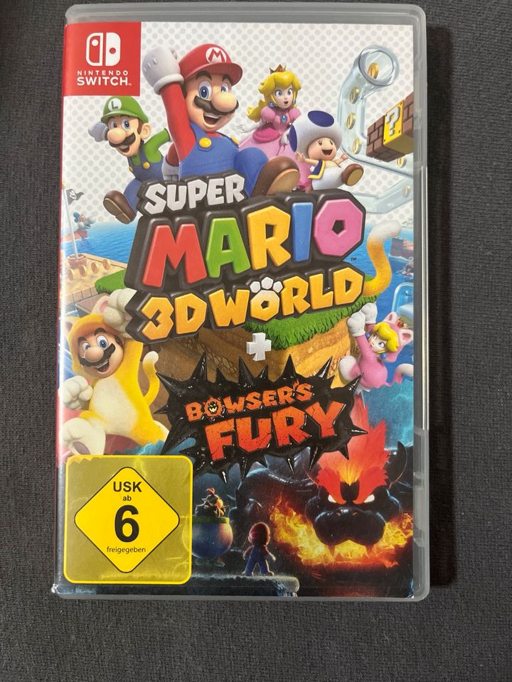 Nintendo Switch super Mario 3D Wörld + Bowsers Fury in Küps