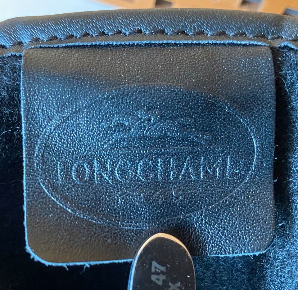 “Longchamp“ spezial Edition, Damenhandtasche , schwarz, gebraucht in Mainz