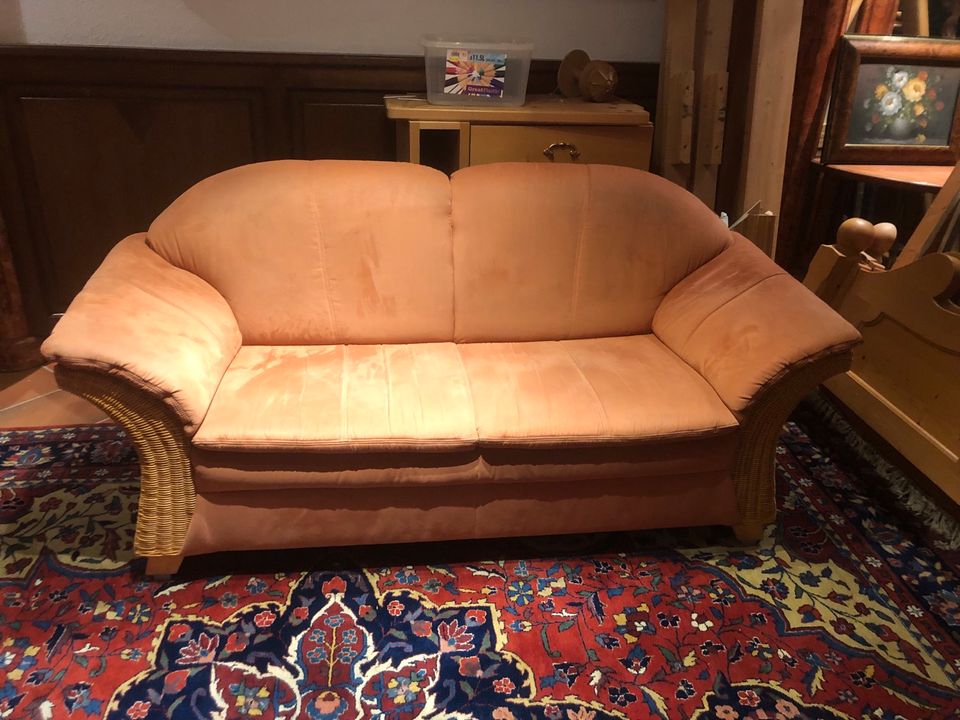 Schöne Couch aus Veloursleder in München