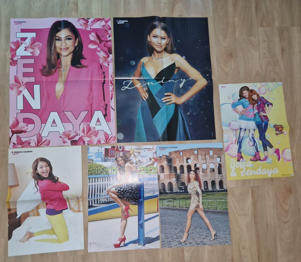 Zara Larsson Zendaya verschiedene Star Poster in Porta Westfalica