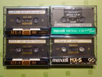 4 Maxell MX-S 90/Metal-CD Kassetten, gebraucht, guter Zustand Hessen - Griesheim Vorschau