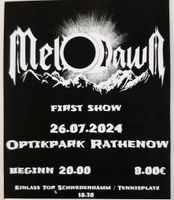 Metal Show von Melodawn 26.07.2024 First Show Newcomerband Brandenburg - Rathenow Vorschau