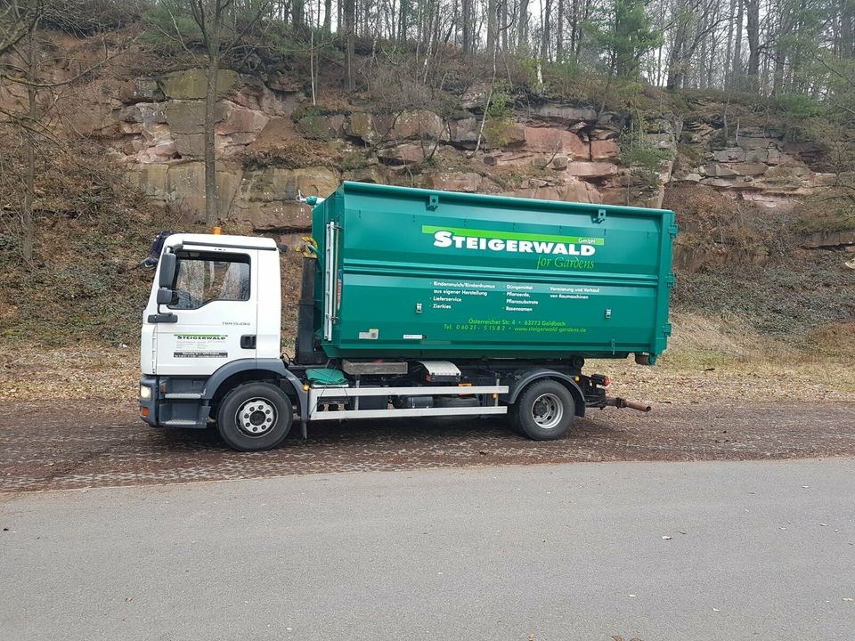 1m³ Rindenmulch 10-40mm Körnung Kiefer Lärche Lierferung möglich in Goldbach