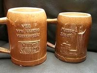 DDR 6 Bierkrug Glas aus Sammlung und 1 alt BRD Bierkrüge Messe Sachsen - Wyhratal Vorschau