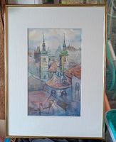 Original Gemälde Aquarell Prag Goroshok S. 1995 Sachsen-Anhalt - Osterwieck Vorschau