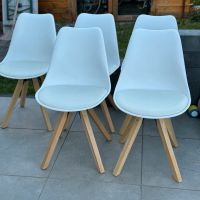 6 Schalenstühle | JYSK | weiß mit Holzbeinen Föritztal - Neuhaus-Schierschnitz Vorschau