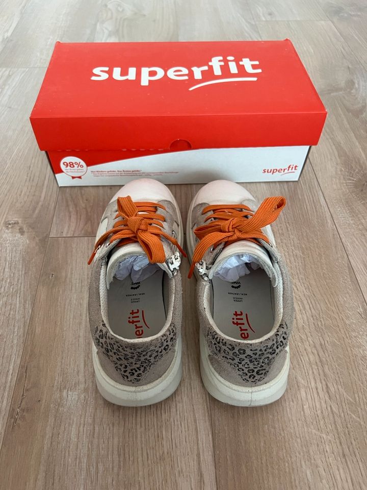 Superfit Leder Sneakers Übergangsschuhe Leo Gr. 33 in Königsbrunn