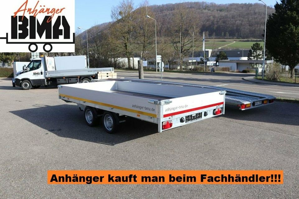 EDUARD Hochlader Anhänger 3500kg 406x200x30 63cm Ladehöhe NEU in Mühlhausen im Täle