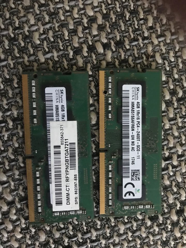 4 GB 1Rx16 DDR4 2x in Essen