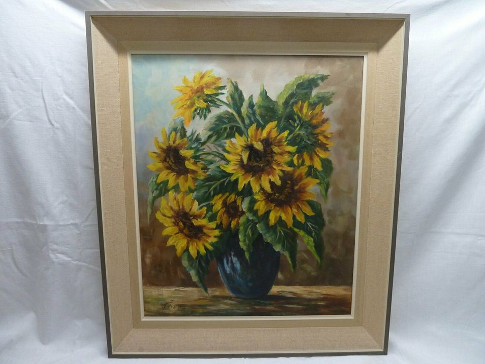 Ölgemälde Sonnenblumen im Rahmen Bild Altes Ölgemälde mit Rahmen in  Nordrhein-Westfalen - Gütersloh | Kunst und Antiquitäten gebraucht kaufen |  eBay Kleinanzeigen ist jetzt Kleinanzeigen