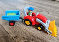 PLAYMOBIL 1.2.3 6964 Traktor mit Anhänger Thüringen - Ilmenau Vorschau