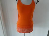 Laura Torelli Top Shirt orange breite Spitze Longshirt Gr. M NEU Bayern - Mitterteich Vorschau
