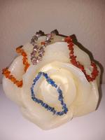 ♡ Armbänder ♡ Armband aus Mineralsteinplättchen Dresden - Niedersedlitz Vorschau