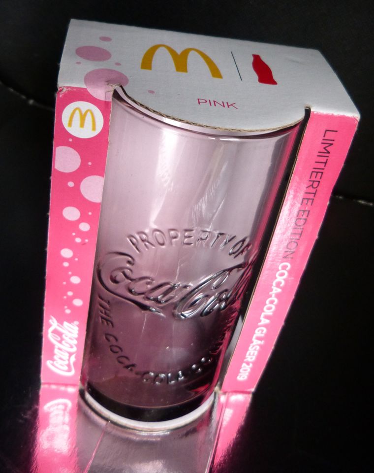 Limit Edition 2019 NEU OVP Coca Cola Glas pink McDonalds's 8,50 € in Seevetal