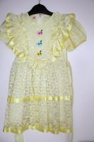 Kleid / Sommerkleid, sehr aufwendig gearbeitet, gelb, Gr. 122 Hessen - Wiesbaden Vorschau