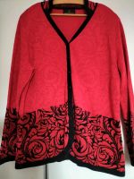 Strickjacke Jacke rot schwarz 48 50 top Zustand Baden-Württemberg - Ludwigsburg Vorschau