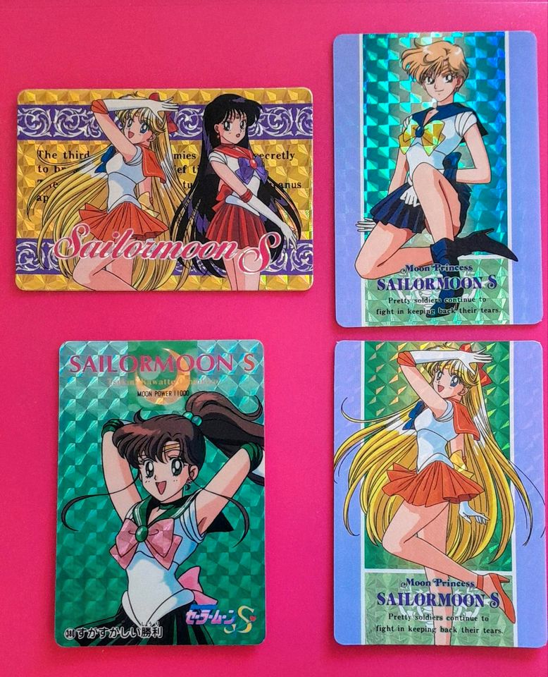 Sailormoon S, 38 Sammelkarten vom 1994 in Mittweida