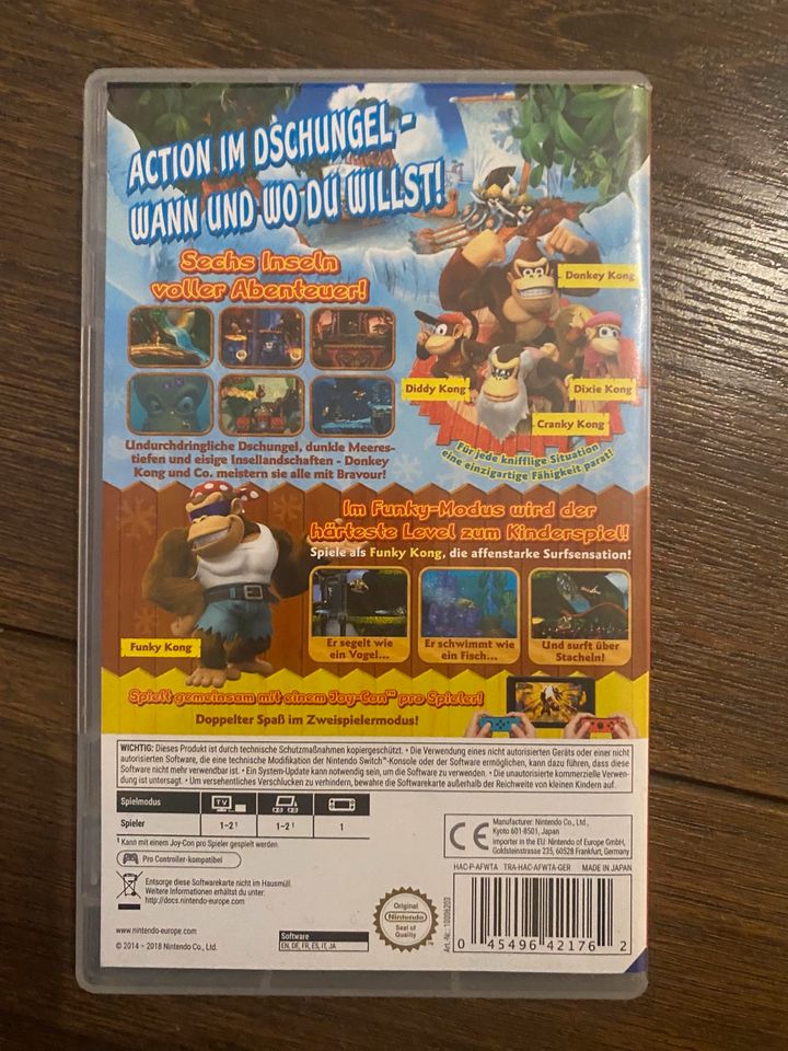 Donkey kong Country Switch spiel in Mauritz