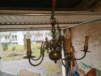 Kronleuchter, Deckenlampe, Messing, Antik Wurster Nordseeküste - Nordholz Vorschau