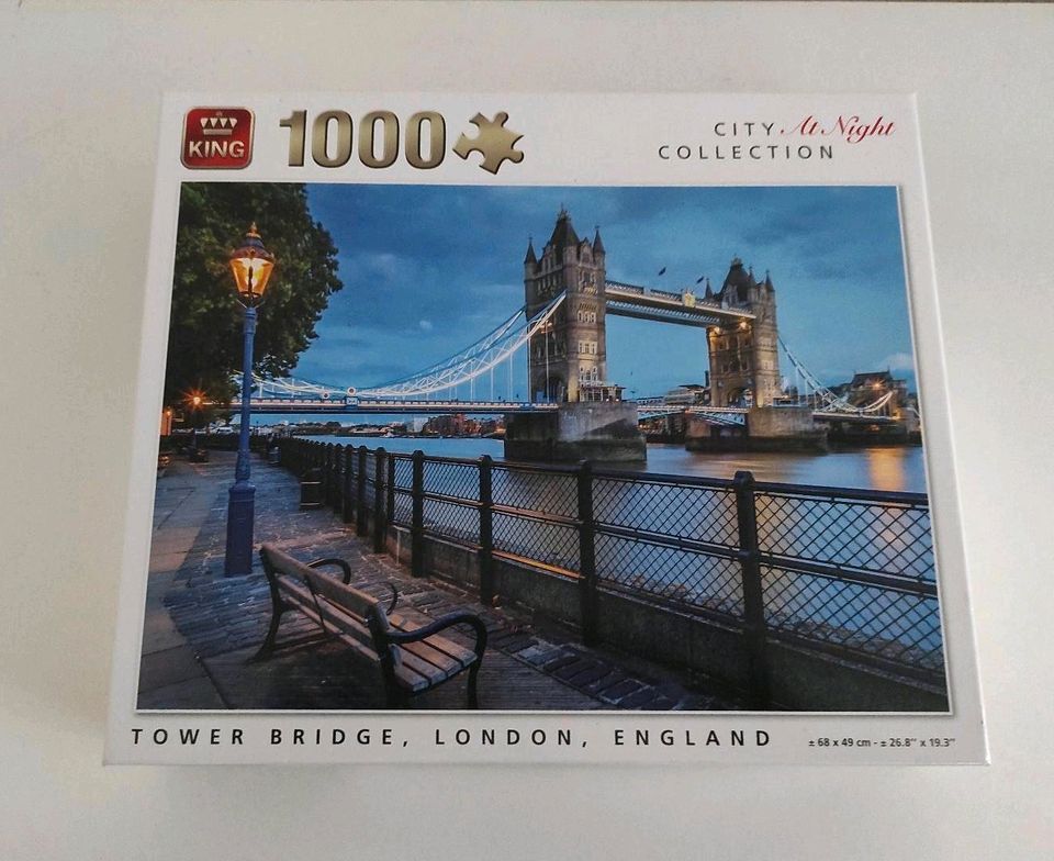 ⭐Puzzle 1000 Teile⭐ Tower Bridge⭐ vollständig⭐ London, City, King in Bad Bevensen